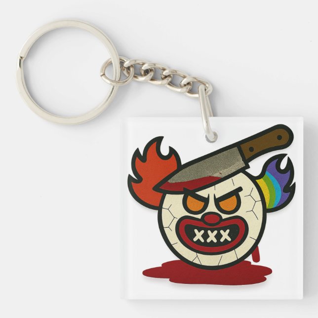 Emoji Madness Key Ring (Front)