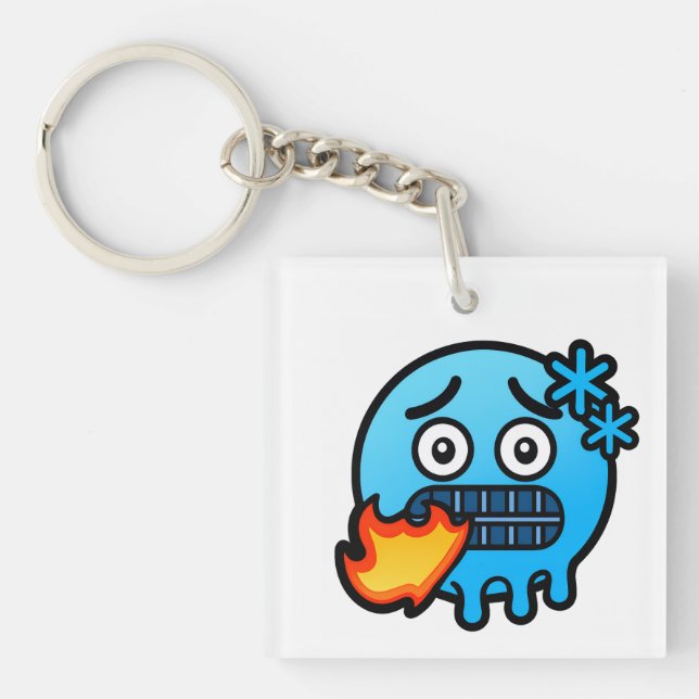 Emoji Madness Key Ring (Front)