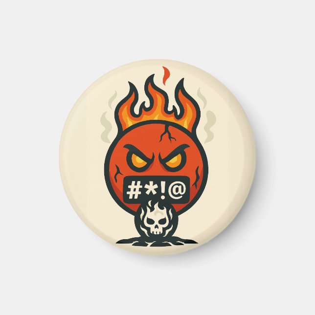 Emoji Madness Magnet (Front)
