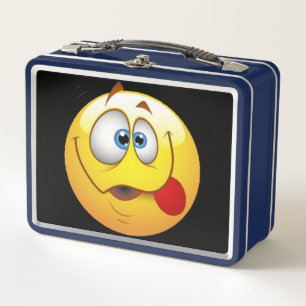 emoji metal lunch box