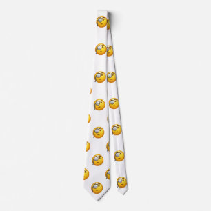 emoji monocle menswear mens necktie neck tie