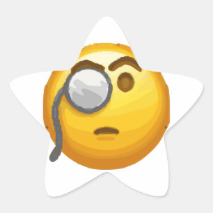 emoji monocle star sticker