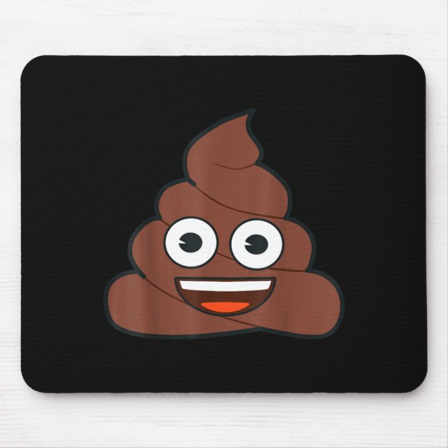 Emoji Op Happy Yellow Smile Face  Mouse Mat (Front)