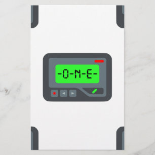 emoji pager stationery