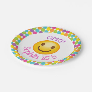 Emoji Paper Plates