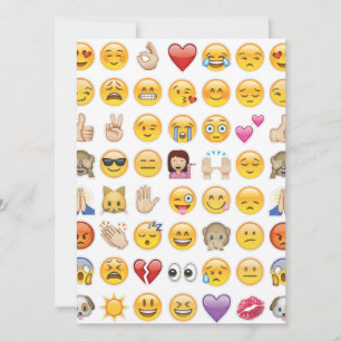 emoji party invitation