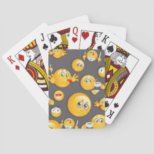 Emoji Pattern 2 Playing Cards
