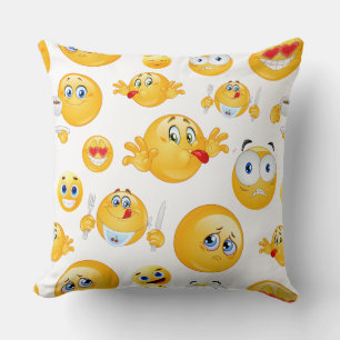 Emoji Pattern Cushion