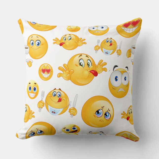 Emoji Pattern Cushion (Front)
