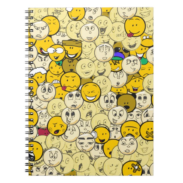 Emoji Pattern Notebook (Front)