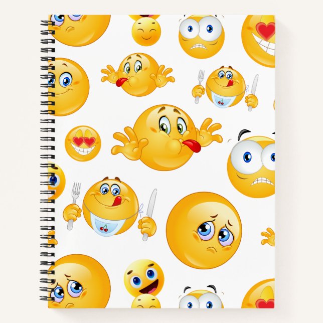 Emoji Pattern Notebook (Front)