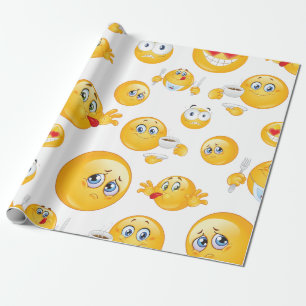 Emoji Pattern Wrapping Paper