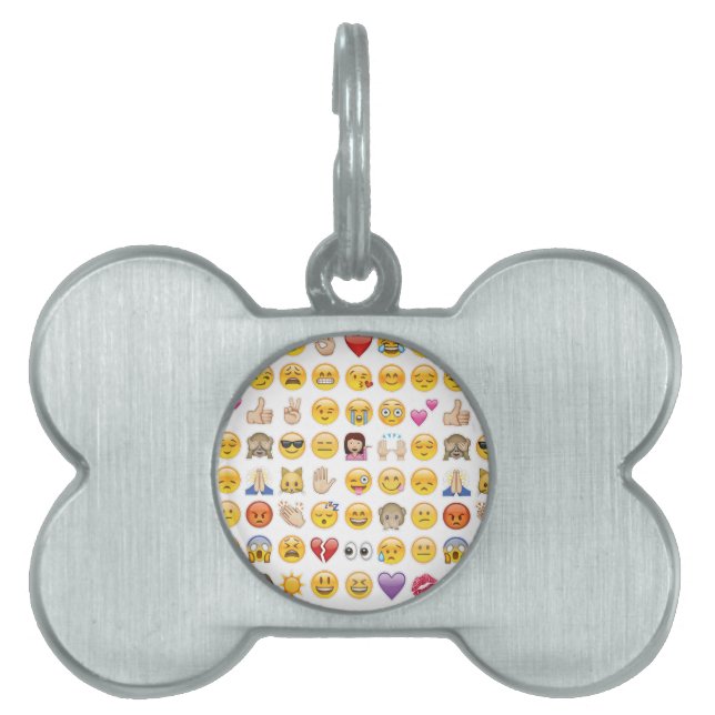 emoji pet name tag (Front)