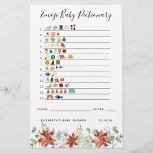 Emoji Pictionary   Baby Shower Game