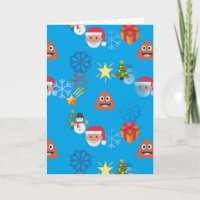 emoji poop christmas