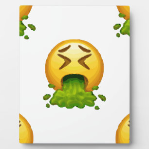 emoji puking plaque