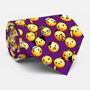 Emoji Purple Tie
