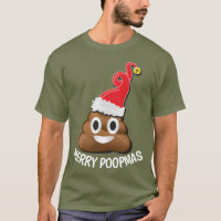 Emoji Santa poop Ugly Christmas Sweater