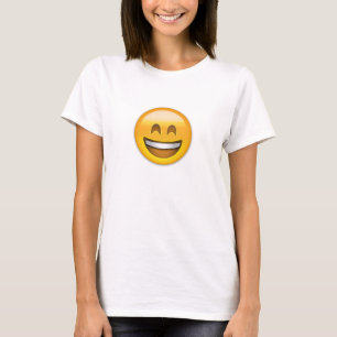 Emoji Smiling Face Open Mouth And Smiling Eyes T-Shirt