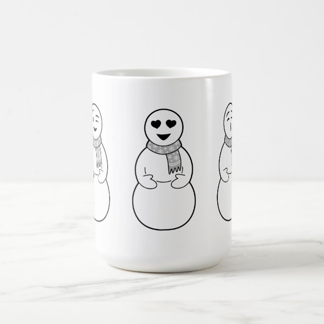 Emoji Snowmen Mug (Center)