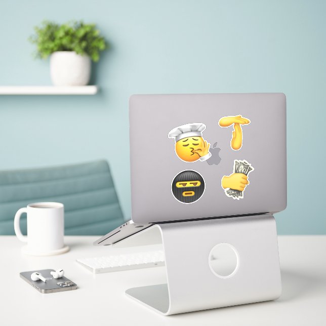 Emoji Sticker Pack  (Laptop On Desk)
