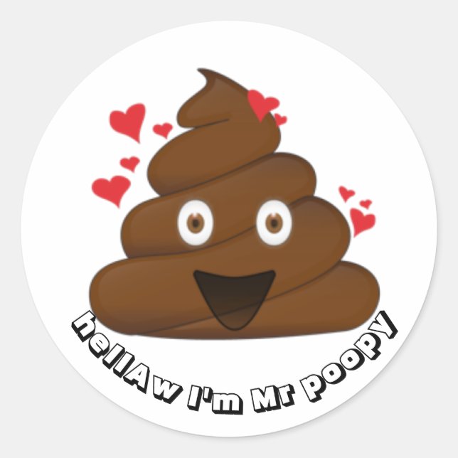Emoji Sticker Poop (Front)