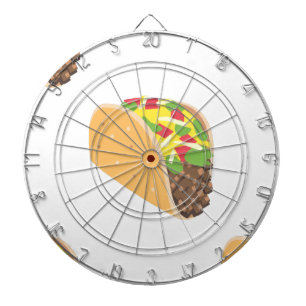 emoji taco dartboard