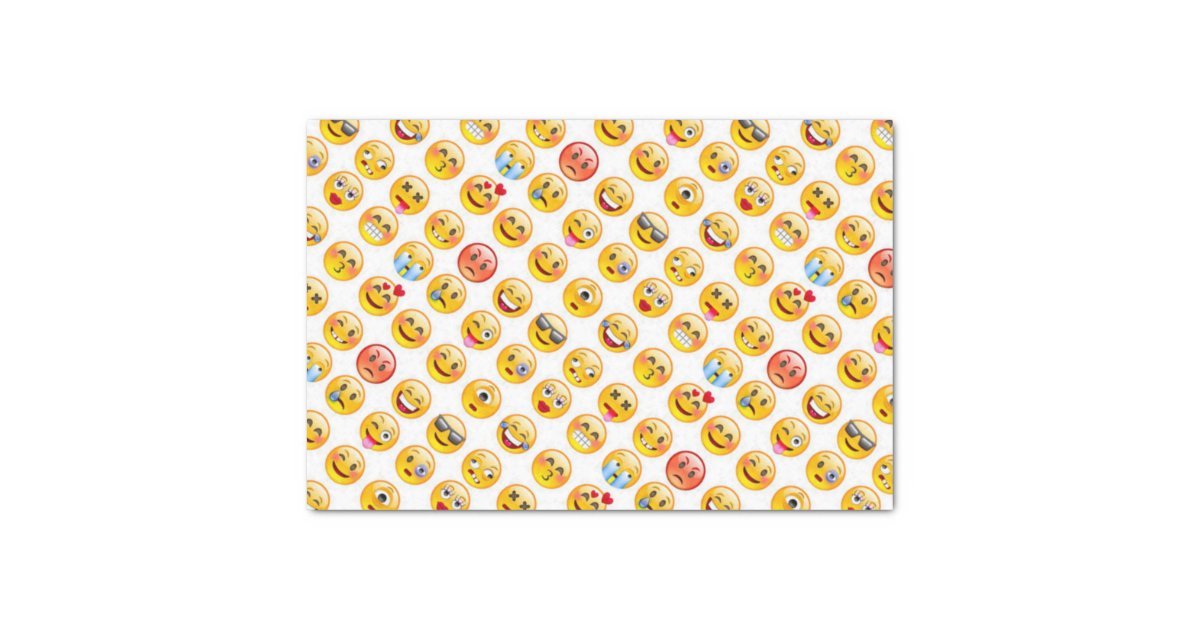 emoji tissue paper | Zazzle