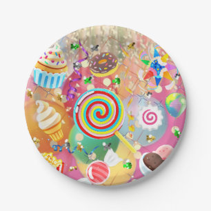 Emoji Treats Party Paper Plate