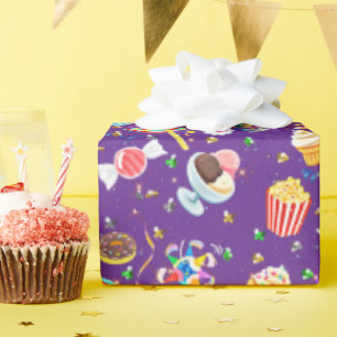 Emoji Treats Wrapping Paper
