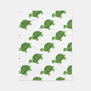 Emoji Turtle Fleece Blanket