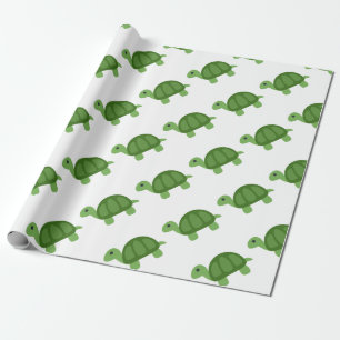 Emoji Turtle Wrapping Paper