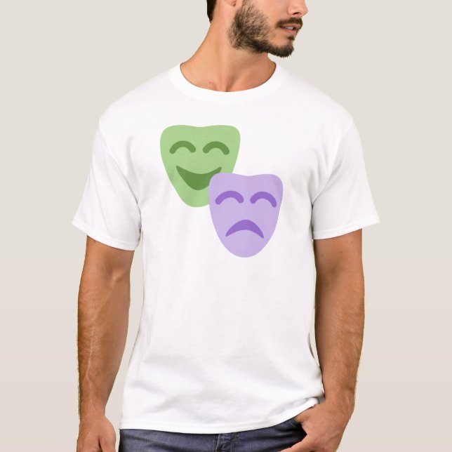 Emoji Twitter - Drama Theater T-Shirt (Front)