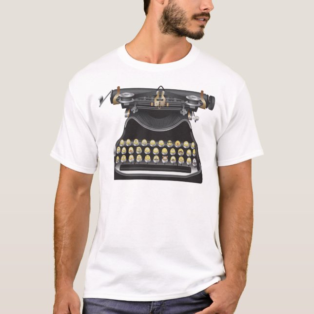 Emoji Typewriter T-Shirt (Front)
