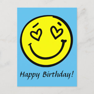 Emoji Verjaardagskaart Postcard