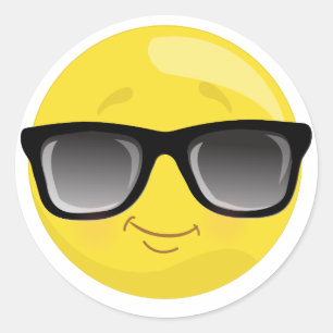 Emoji Wearing Sunglasses Stickers