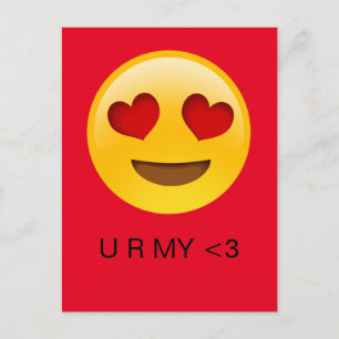 Emoji You Are my Heart valentine's card