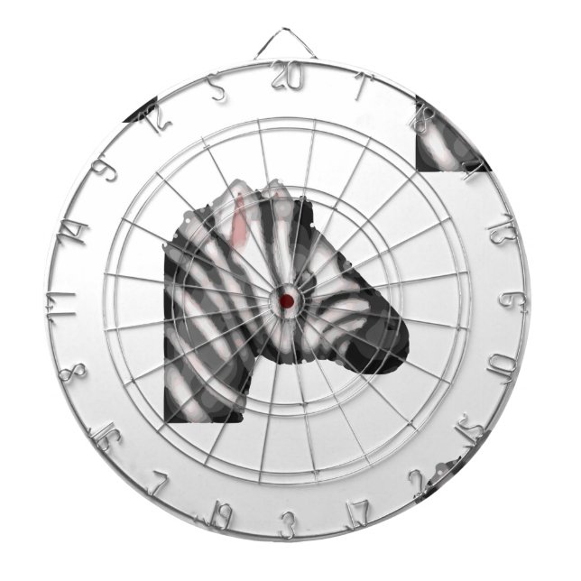 emoji zebra dartboard (Front)