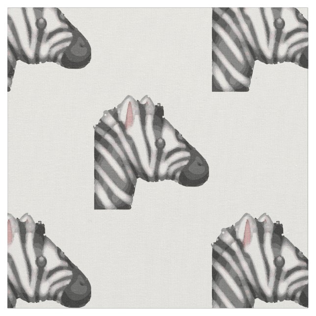 emoji zebra fabric (Close Up)