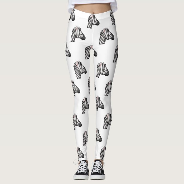 emoji zebra leggings (Front)