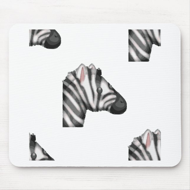 emoji zebra mouse mat (Front)