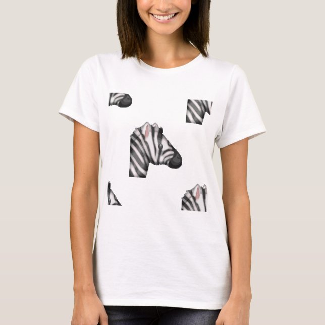 emoji zebra T-Shirt (Front)