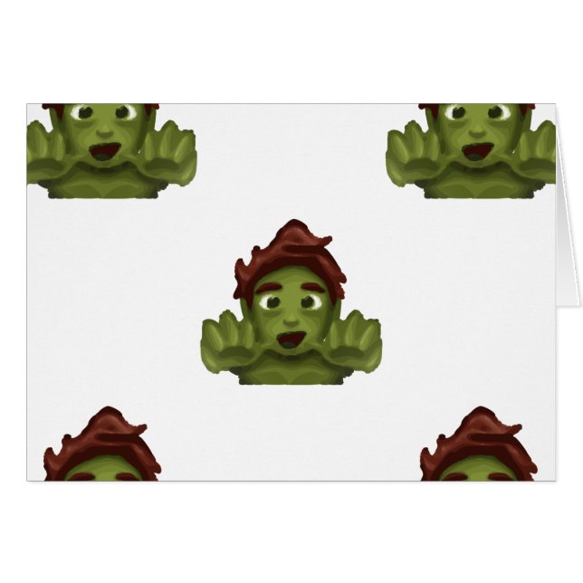 emoji zombie man (Front Horizontal)