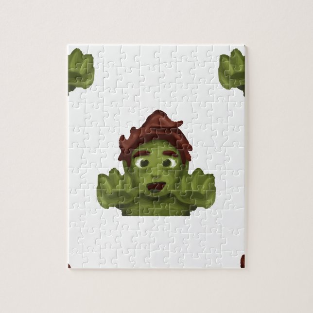 emoji zombie man jigsaw puzzle (Vertical)