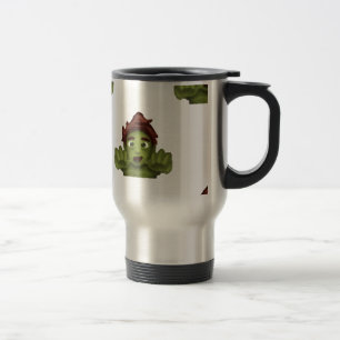 emoji zombie man travel mug
