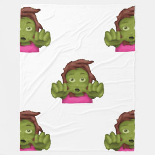 emoji zombie woman blanket