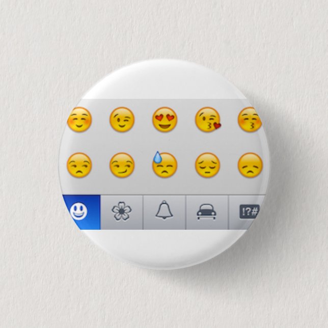 Emojis 3 Cm Round Badge (Front)