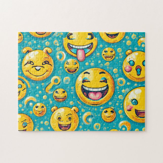 Emojis Easy Brain Art Puzzles Photo Puzzles Intern (Horizontal)
