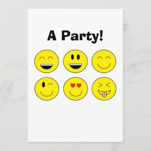 "Emojis" Invitation