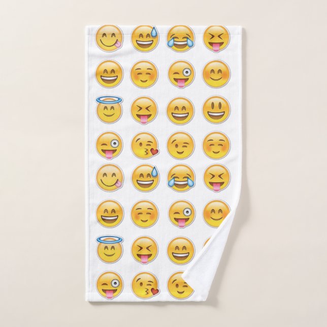 emojis Pack Bath Towel Set (Hand Towel)